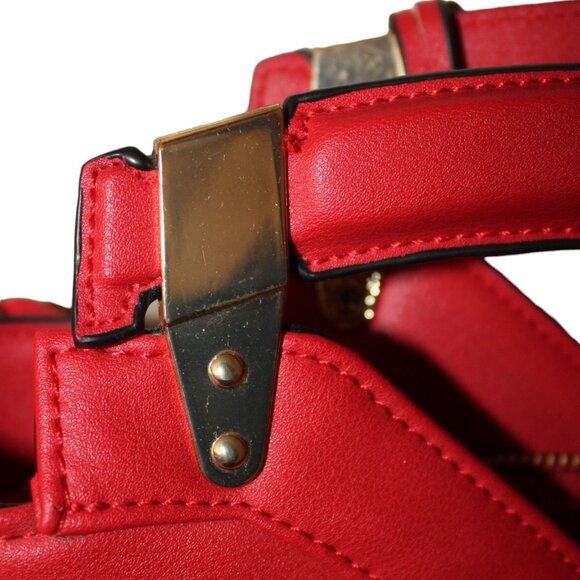 SALE! ALL PURSES $10 Catherine Malandrino Red Handbag EUC - Picture 15 of 16
